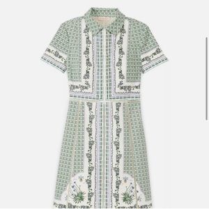 Tory Burch Garden Party Talia Dress Botanical (sz 12)